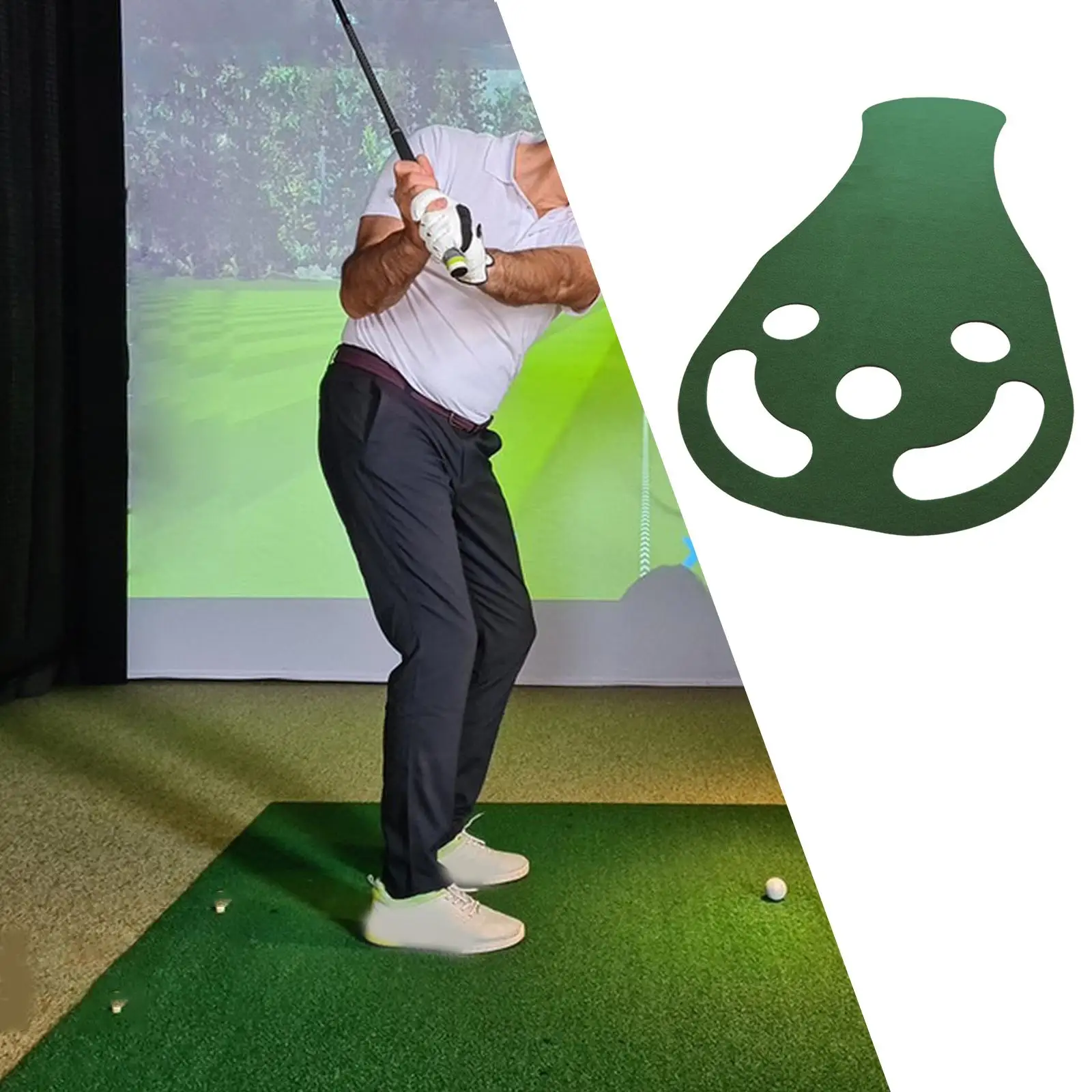 

Golf Putting Mat Golf Training Equipment for Garden Golf Accessories for Men