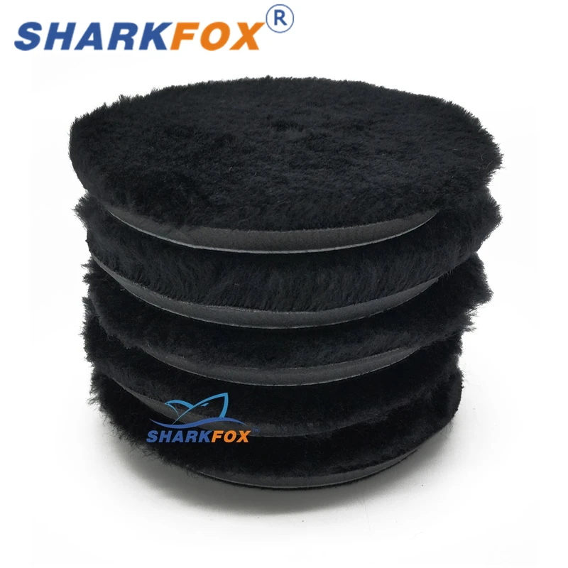 Car Polishing Pad 3"(80mm)/5"(125mm)/6"(150mm) Wool High Density For Car Polisher Sharkfox car polishing pad,car polish pad,wool polishing pad
