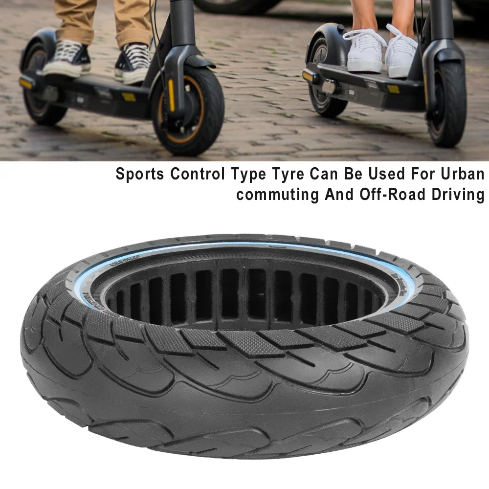 10 Zoll 10x2,5 Vollgummireifen für Ninebot MAX G30 G65 G2 für Xiaomi 5 5Pro für Gotrax GMAX G4 Scooter 60/70-6,5 Pannensicherer Reifen – Detail 8