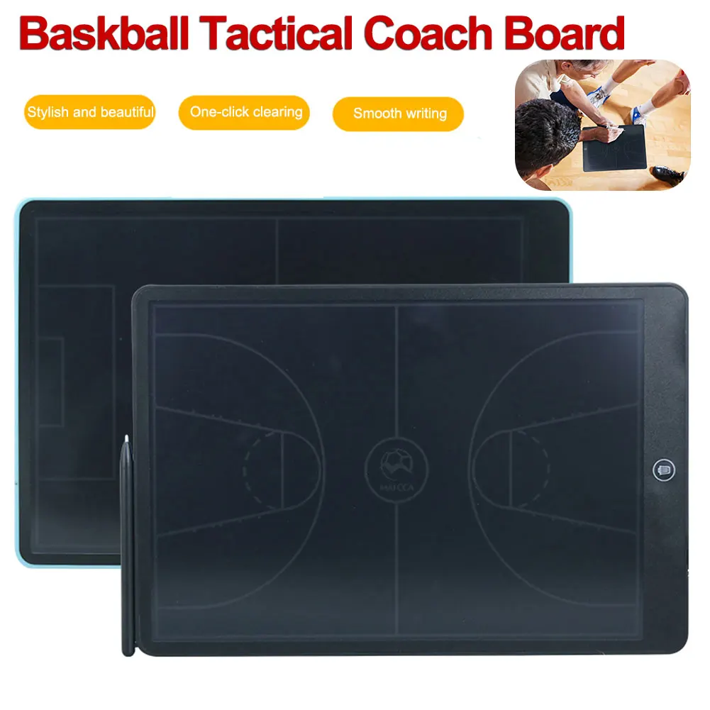 Accesorio Entrenador Tablero Electrónico De Entrenamiento De Fútbol - Pantalla LCD De 16 Pulgadas, Función De Bloqueo, Para Tácticas Y Estrategias Pizarra Magnetica Futbol