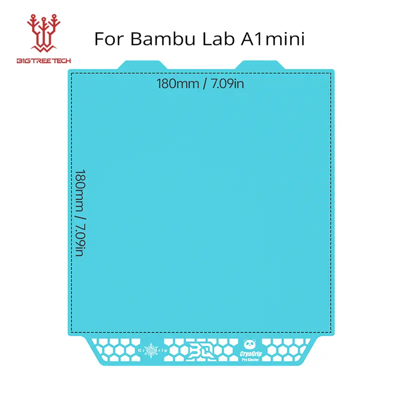BIQU Panda Build Plate CryoGrip Pro Coating No Clog Spring Steel Double-sided for BambuLab Voron Kobra Adventurer 5M 3D Printer - Image 10