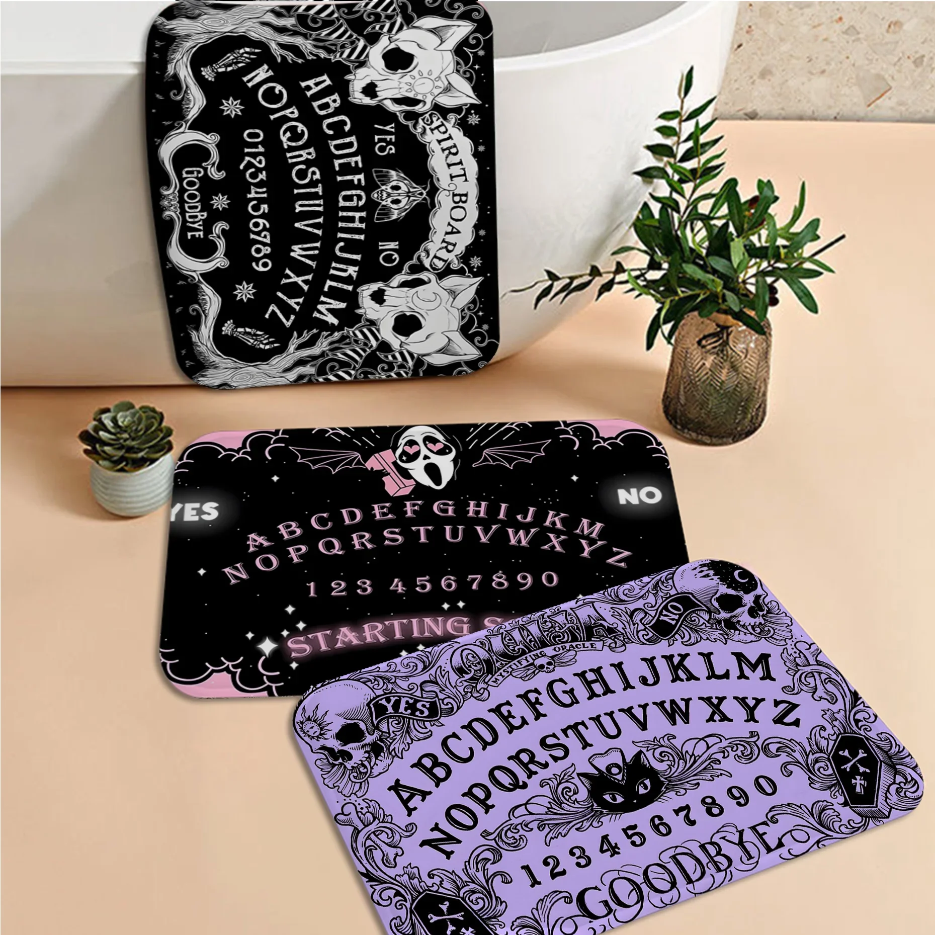 

Ouija Board Floor Mat Bath Mat Nordic Style Home Doormat Bathroom-Toilet Mats Bedroom Welcome Doormat
