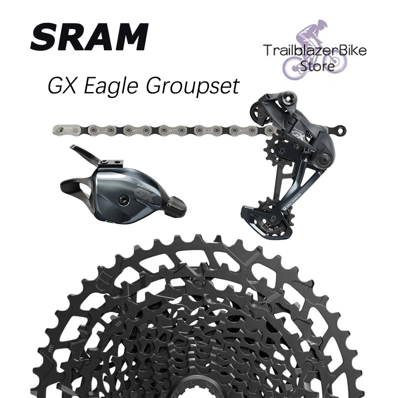 Sram Gx Eagle 12-Speed 12V Mtb Groupset Trigger Leva Del Cambio Deragliatore Posteriore 11-50T Hg K7 Catena A Cassetta Accessori Per Biciclette