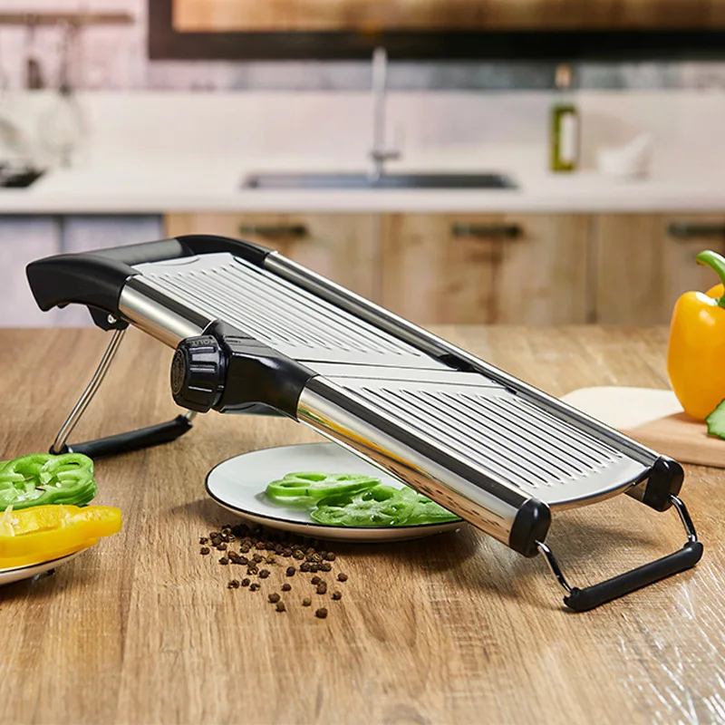 Stainless Steel Slicing Plate Multi-function Replaceable Blade Protect Hands Vegetable Slicer for Potato Onion Kitchen Tools
