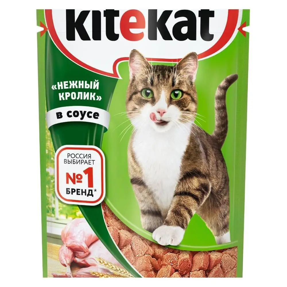 Kitekat wet cat food gentle rabbit sauce (28 PCs in pack) 85 C wet cat