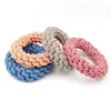 Diameter 17CM Big Dog Toy Bite Resistant Round Rope Pet Chew Toys for Medium Large Dogs Golden Retriever Weimaraner Accessories 4