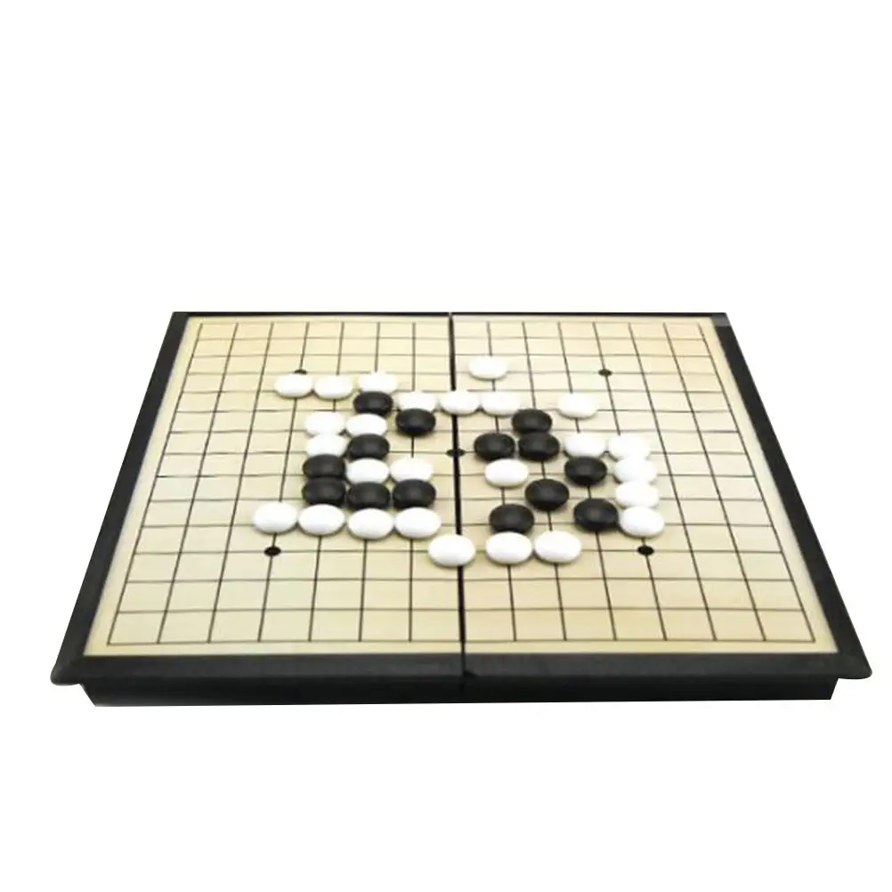1 Set Folding Game Portable Interesting Funny Folding Board Game Educational Toy Gobang for Kids Children