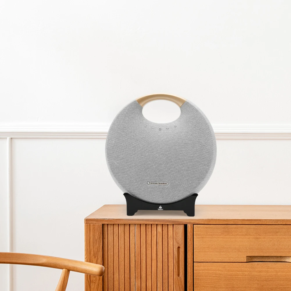 Speaker Holder Acrylic Speaker Table Base Anti-Slip Speaker Display Stand Mount for Harman Onyx Studio 6 Speaker Accessories