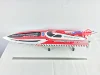 DTRC ARTR RC Boat G30H 30CC Red Fiber Glass Deep-V Monohull Gasoline No Radio System Speedboat Boy Water Toys Gift TH02681-SMT7 5