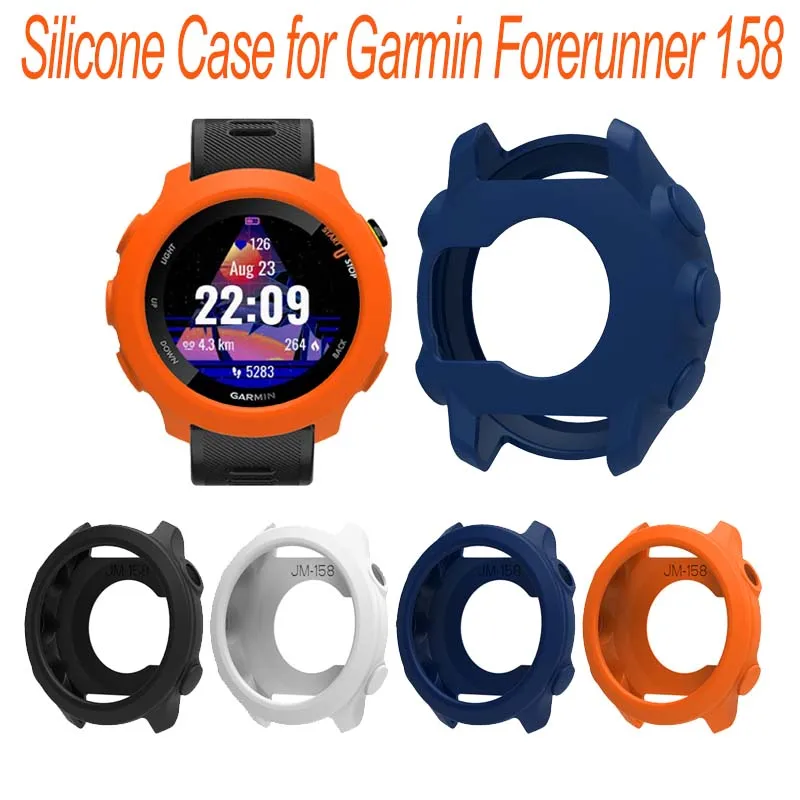 Premium Soft Silicone Smart Watch Case Cover - Clear Bumper Protector Shell Accessories