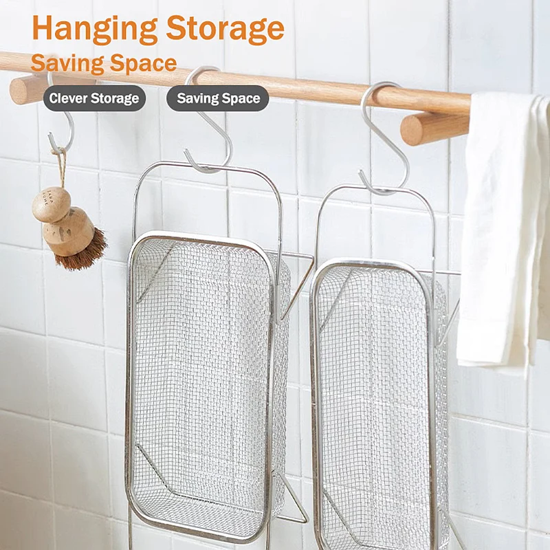 Drain Basket Stainless Steel Vegetable Basket Retractable Kitchen For Washing Vegetables Fruits Dishes Draining Pasta collapsible colander