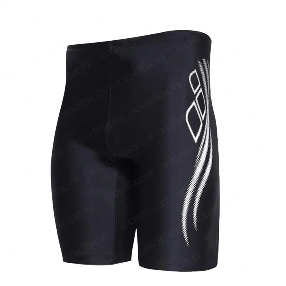 Summer Men's Swim Jammer Athletic Training Swimsuit Shorts Bathing Suit Surf Diving Swimwear Swimming Trunks Beach Tights Pants