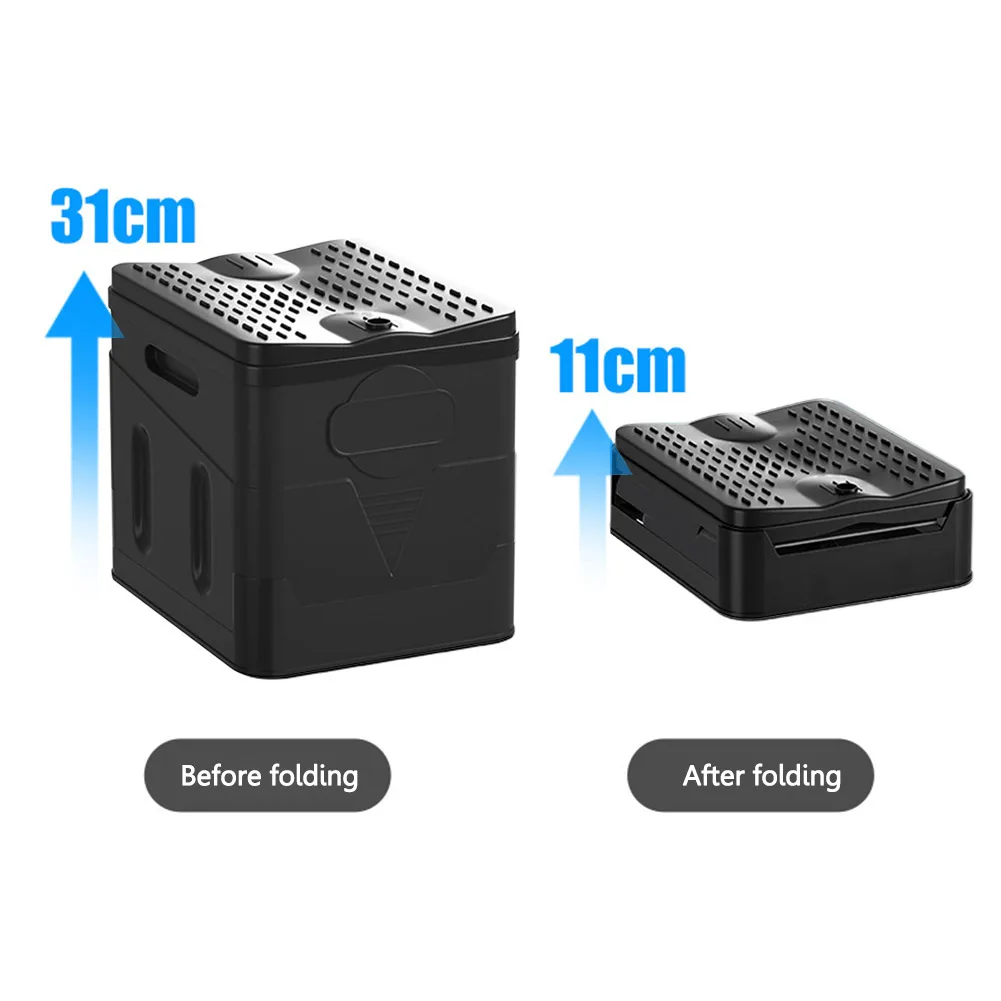 Outdoor Toilet Portable Bedpan Strong Bearing Capacity Reusable Trash Can Emergency Travel Toilet Bucket for Tour Self-driving