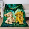 Lion King Simba Cartoon Flannel Blanket.Sofa,Bedroom.Bed Home Office Nap Blanket Car,Camping,Children Travel Picnic Blanket Gift 6