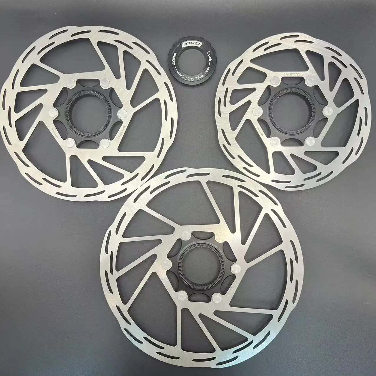 Bicycle Disc Brake IIIPRO boxed Center Lock Brake Disc Rotor Strong Heat Dissipation Floating 140mm 160mm 180mm for MTB / Road