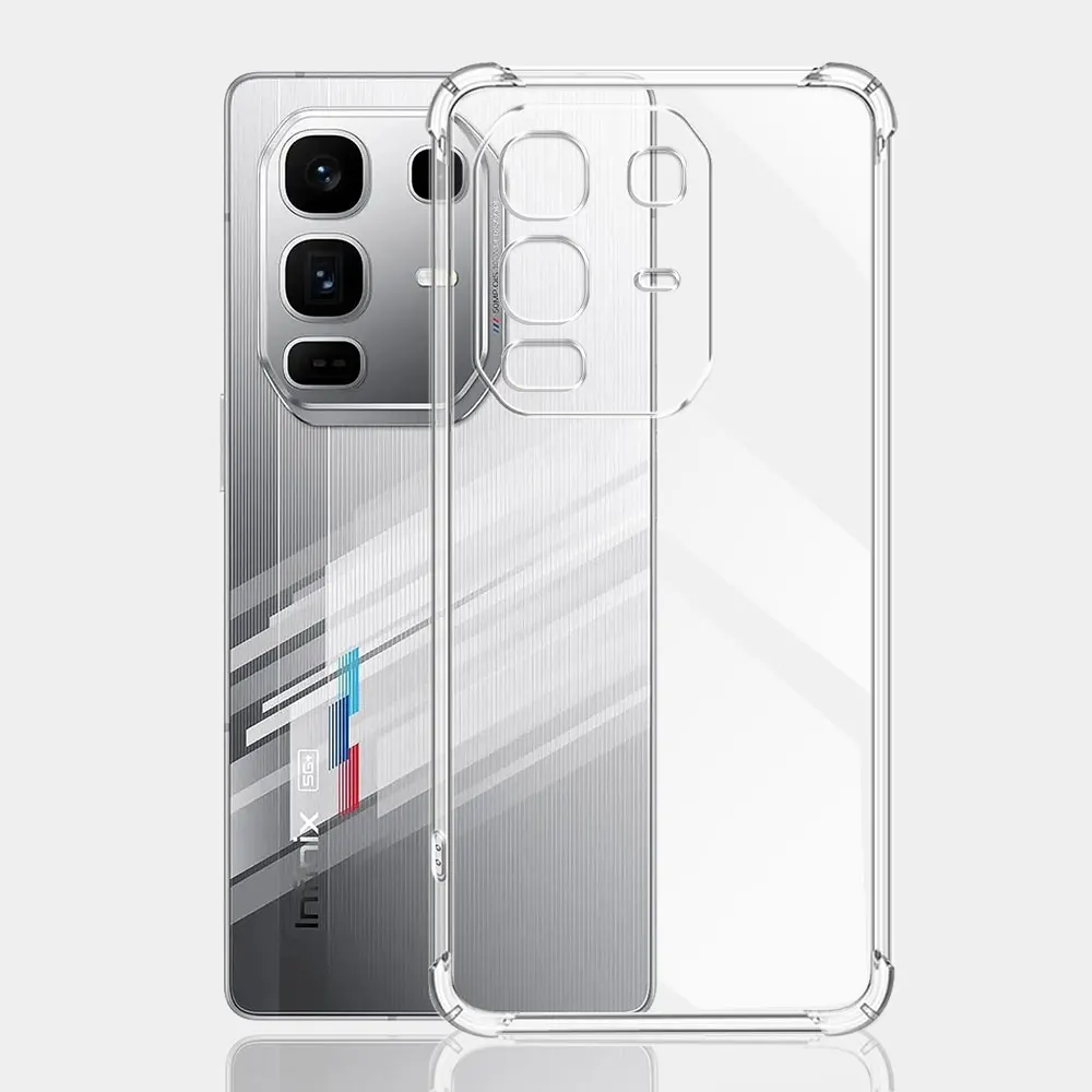 Transparent Shockproof Airbag Silicone Phone Case - Soft Protective Cover Shell