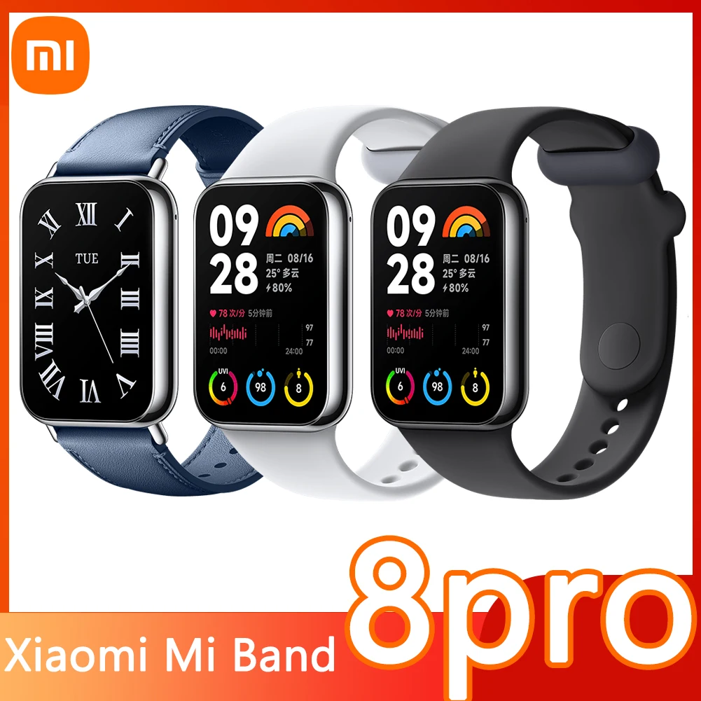 

Смарт-браслет Xiaomi Mi Band 8 Pro, 1,74 дюйма, AMOLED, 60 Гц