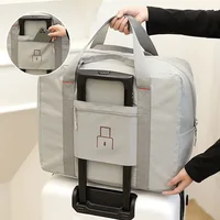 Foldable Travel Bags Unisex Waterproof Oxford Fabric Luggage Storage Suitcase Match Large Capacity Handbags Tote Organizers 1