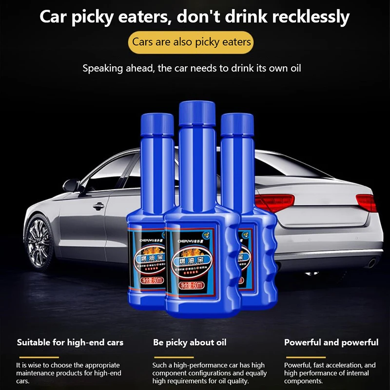 1PC 60ML Car Fuel Cleaner System Car Fuels Treasure Auto Fuel System Cleaning Injector Cleaner DIY Accessories