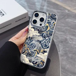 Ukiyo - e Ocean Waves Artistic Transparent TPU Phone Case - Pixel 9A 5G (LYK - 294LY88459A1)