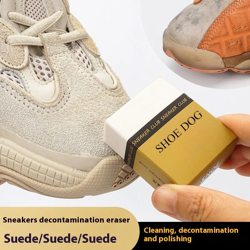 shoe brush Portable Suede Sheepskin Shoes Eraser Matte Leather Fabric Care Shoes Cleaning Tools Leather Cleaner Rubber Block