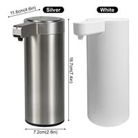Automatic Liquid Soap Dispensers 304 Stainless Steel Touchless Usb Recharge Waterproof Intelligent Bathroom Kitchen Accessories 2