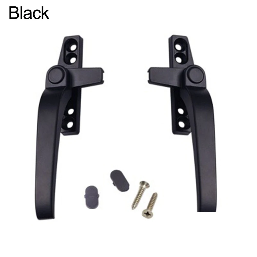 Home Security Hardware Kit Aesthetic Handles Casement Window Handles Black Enhanced Security Functional Design