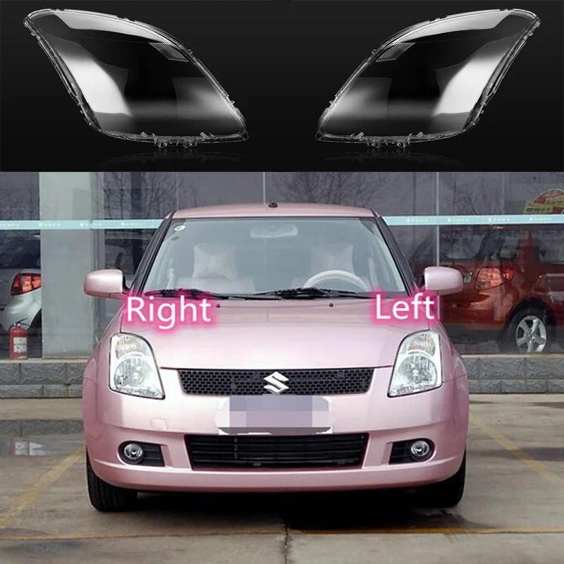 

For Suzuki Swift 2005-2016 Car Front Headlight Lens Cover Auto Shell Headlamp Lampshade glass Lampcover Head lamp light cover