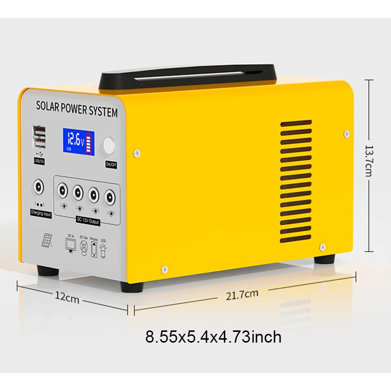 Portable Solar Power Station Outdoor DC USB Mobile Power Supply 84Wh 128Wh 144Wh Solar Generator High Power Energy Storage 2