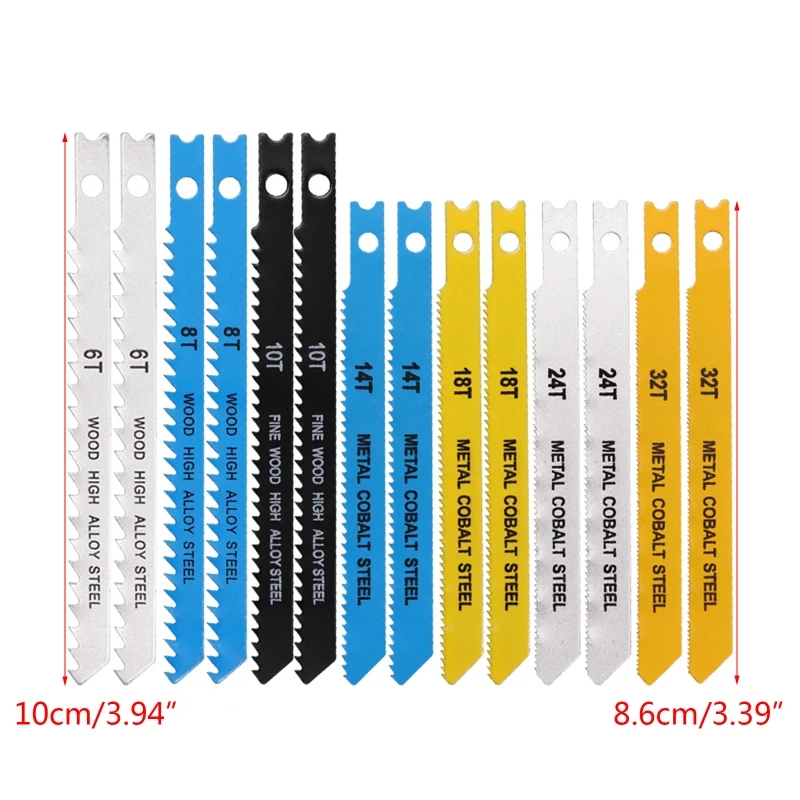 100mm/86mm Carbon Steel Professional Sharp Jig Saw Blades for Wood and Metal Long Service Life Cutting Tool