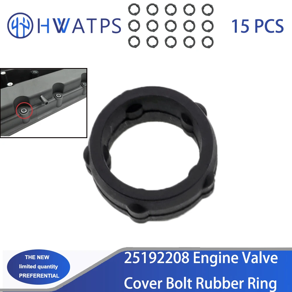 

25192208 Camshaft Engine Valve Cover Bolt Rubber Ring For Chevrolet Aveo Kalos Lacetti J200 Holden Barina Tk 25185117 25183625