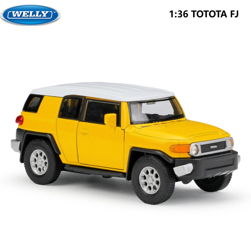 TOYOTA FJ 1:36 Diecast Car Toy Vehicle Off-Road Vehicle SUV Metal Model Pull Back Car Alloy Car For Children Gift Collection