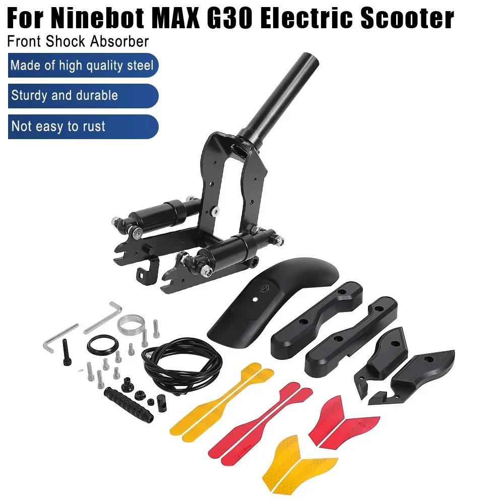 Description Picture 2 of itemG30 Scooter Upgraded Shock Absorber Kit Anti Shake and Wear Resistant Accessories Suitable For Ninebot Max G30 Electric Scooter