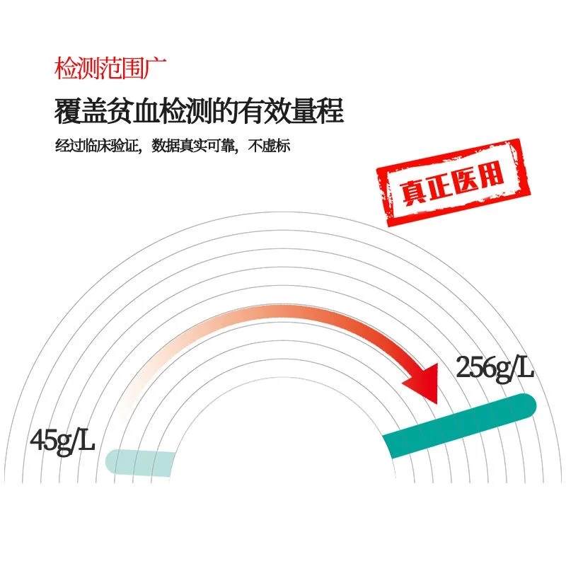 Mission Hemoglobin Analysis Paper HB Precision Test Paper 100pcs Maternal and Child Anemia Physical Examination Household Self m
