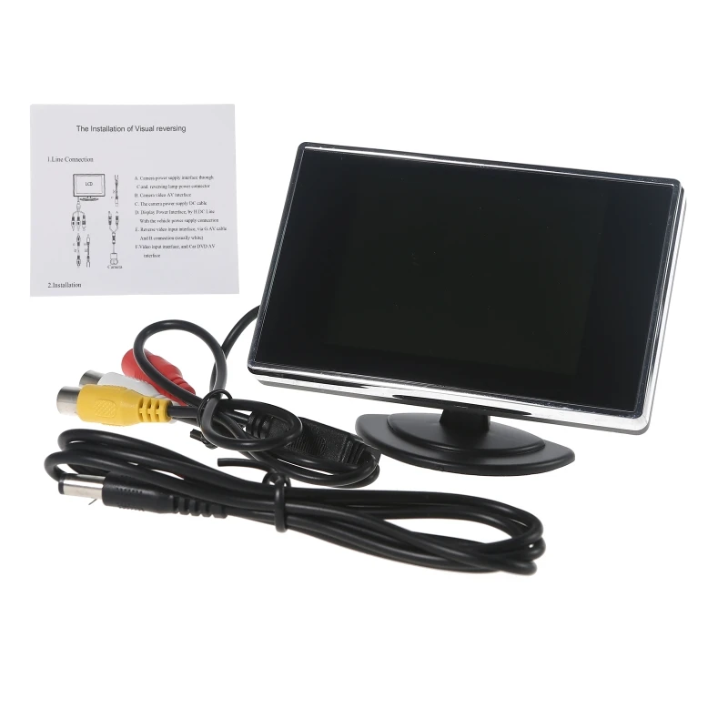 3.5 Inch TFT LCD Screen Monitor Reverse Camera Car Rear View BackupCar
