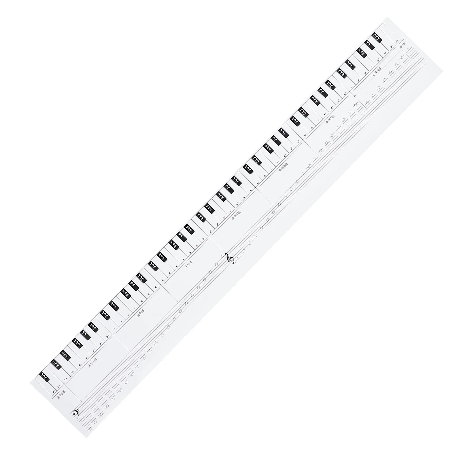 Piano Key Stickers for Beginners Chords Chart Poster Practice Sheet Piano key stickers for beginners chords chart poster practice sheet