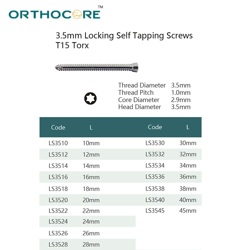 3-5mm-locking-screws-LCP-Locking-self-tapping-pet-instruments-tools.jpg 3,5 Mm-Es Reteszelő Csavarok Lcp Reteszelés Öncsapás Kedvtelésből Tartott Eszközök Szerszámok - Image 2