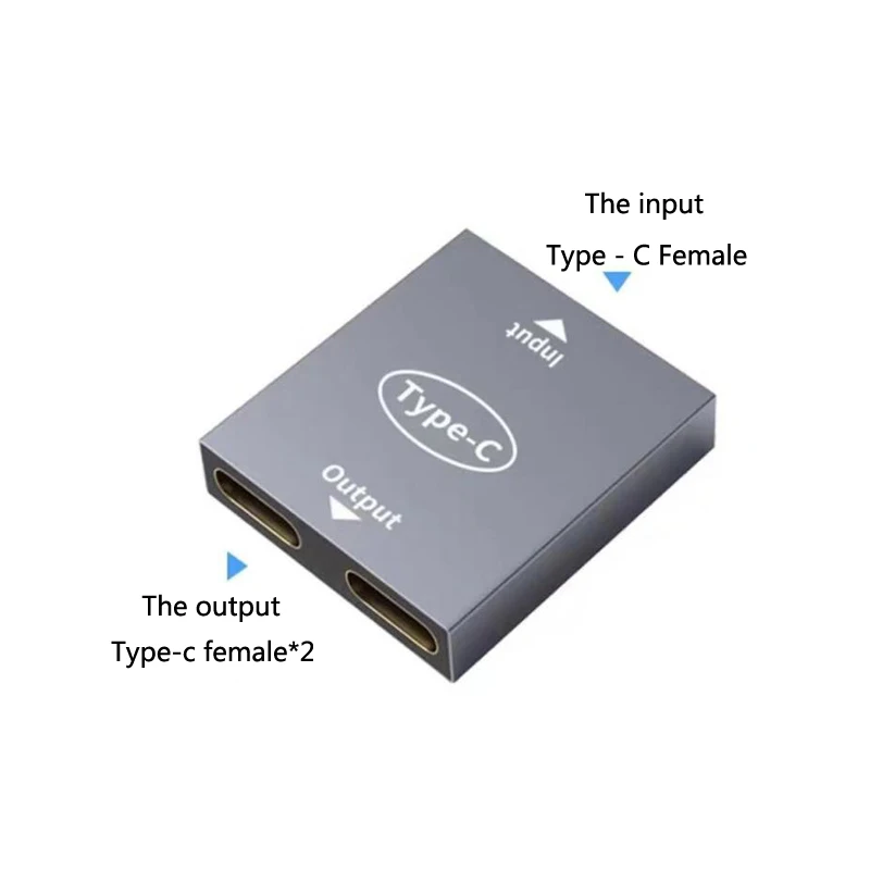 USB C 스플리터 허브 컨버터 어댑터 타입 C 커플러 익스텐더 연장 커넥터 USB C 기기용