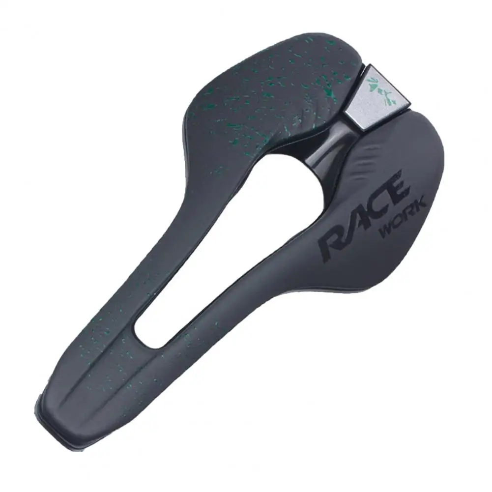 Bicycle Saddle Hollow Bicycle Seat Breathable Good Toughness Letter Design Bike Cushion for Mountain Bike