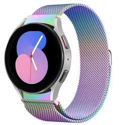 Elegant Milanese Loop Bracelet for Smartwatches, No Gaps Design, Stainless Steel Band in Multiple Sizes (Pride 8)