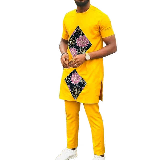 Mustapha Short Sleeved Kaftan Outfit - Image 4