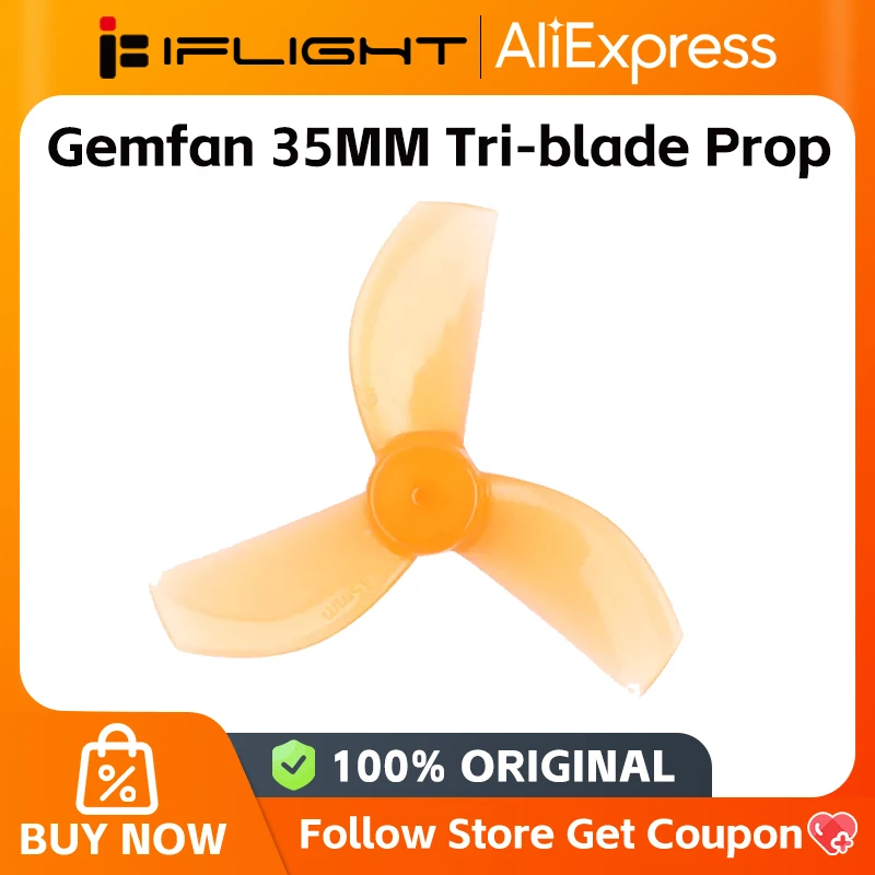 12Pairs iflight Gemfan 35MM Tri-blade Prop 1.4inch FPV Propeller