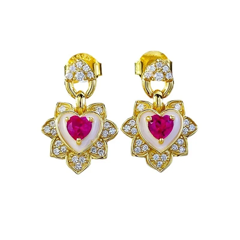 

Женские серьги-гвоздики из серебра 925 пробы, 4 х4 мм