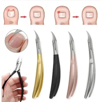 Nail Cutter Cuticle Nippers Paronychia Nail Clippers Profesional Ingrown Toenail Scissors Dead Skin Removal Pedicure Tool New