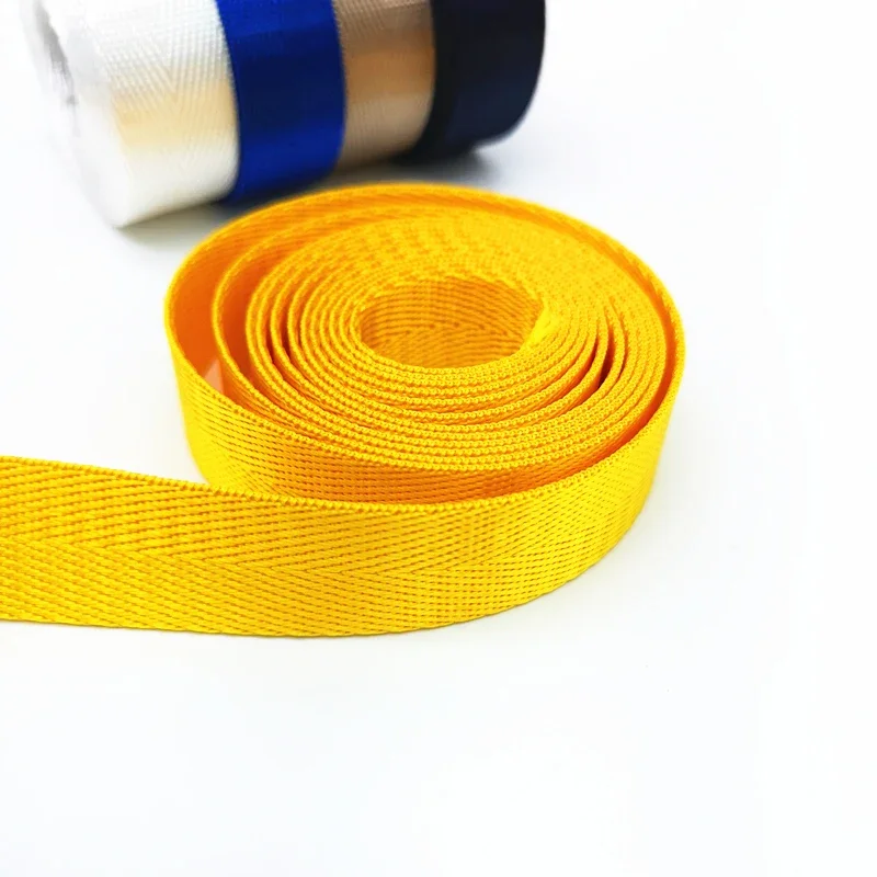 Nylon webbing ribbon tape 2 Yards 20mm herringbone pattern knapsack strapping sewing bag belt accessories