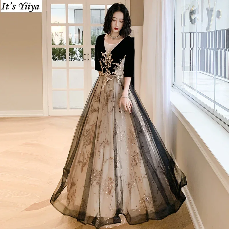 green emerald velvet dress Zendaya Gown in Black by Lexi main image 1