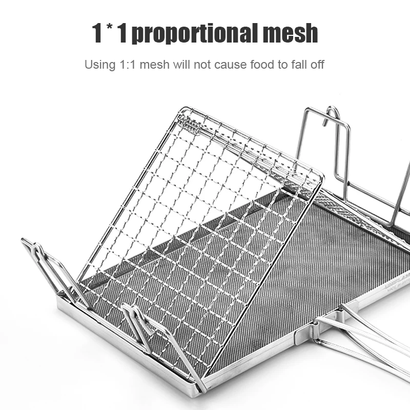 Folding Camping Stove Toaster Outdoor Multi-Purpose Toast Grill Net Portable Bread Toaster For Hiking Camping Picnic