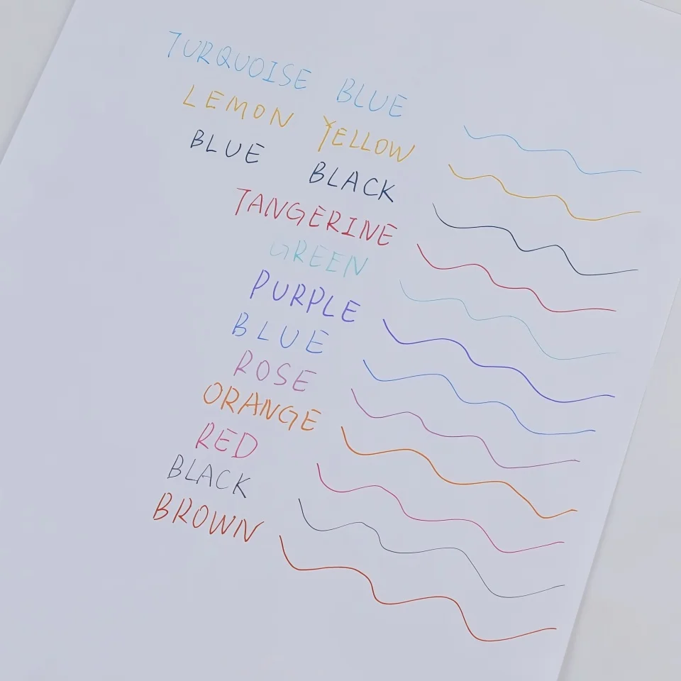 12-Color Fountain Pen Ink 6