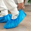 100pcs Disposable Shoe Cover Dustproof Non-slip Dhoe Cover Children Students Adult Non-woven Household Foot Cover 6