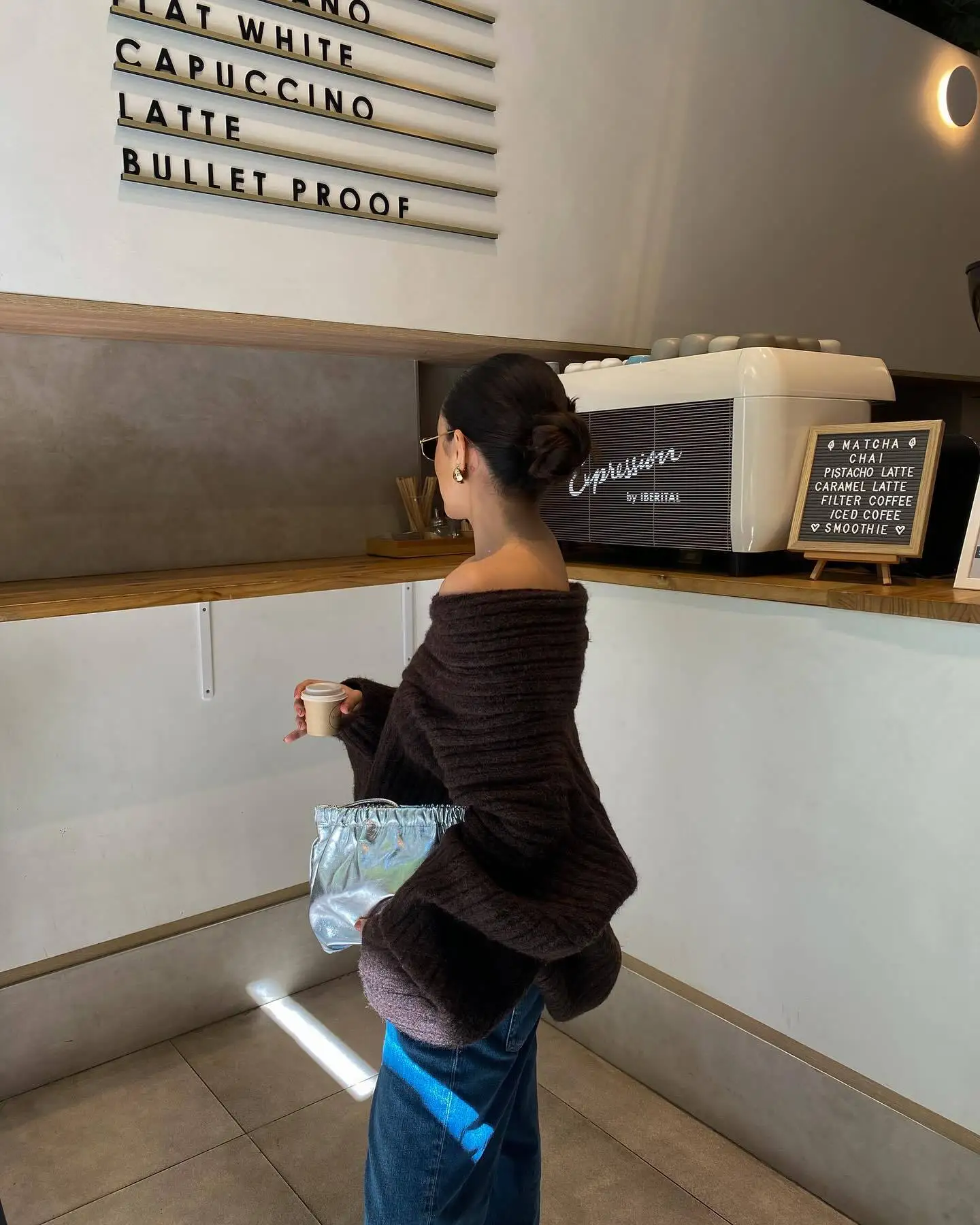 Knit Sweater Pullover For Women Loose Off-Shoulder Ribbed Long Sleeve Fashion Streetwear Knitwear Casual Autumn Sweater